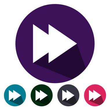 Droitisation simgeler düz hareket