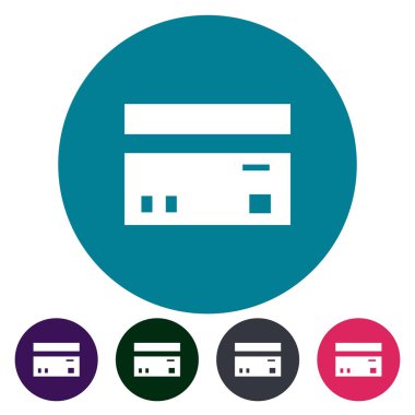 simgeler düz kredi kartı.