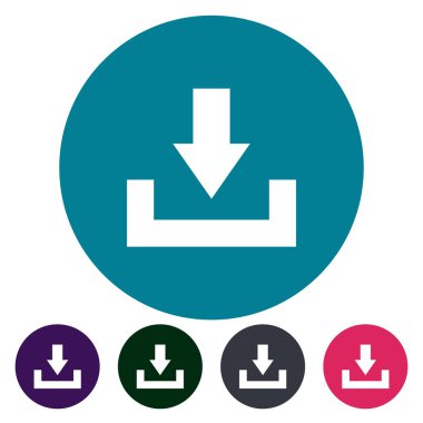 simgeler düz download gelen kutusu.