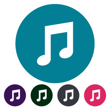 simgeler düz müzik quaver.