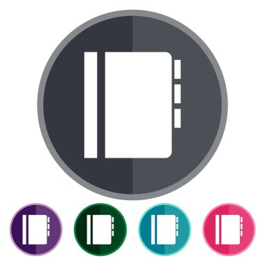 Kitap simgeleri düz başvurun