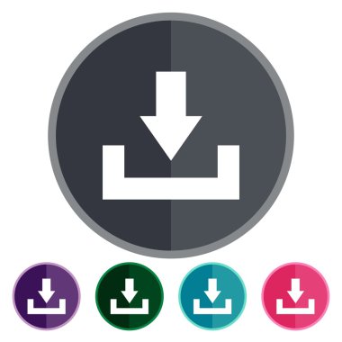 simgeler düz download gelen kutusu