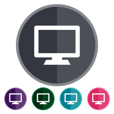 simgeler düz LED ekran