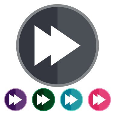 Droitisation simgeler düz hareket