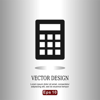 simgeler düz hesap makinesi