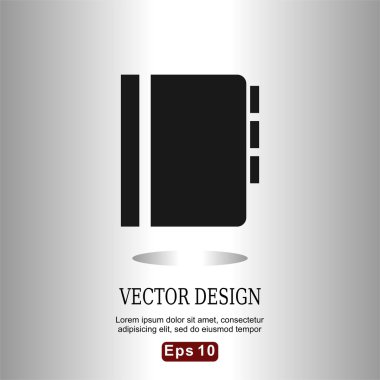 Kitap simgeleri düz başvurun