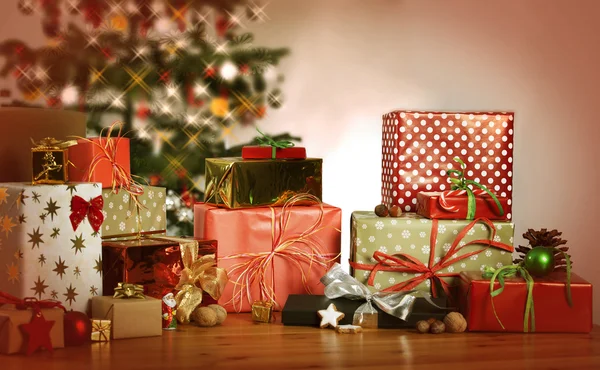 Kerstcadeaus — Stockfoto