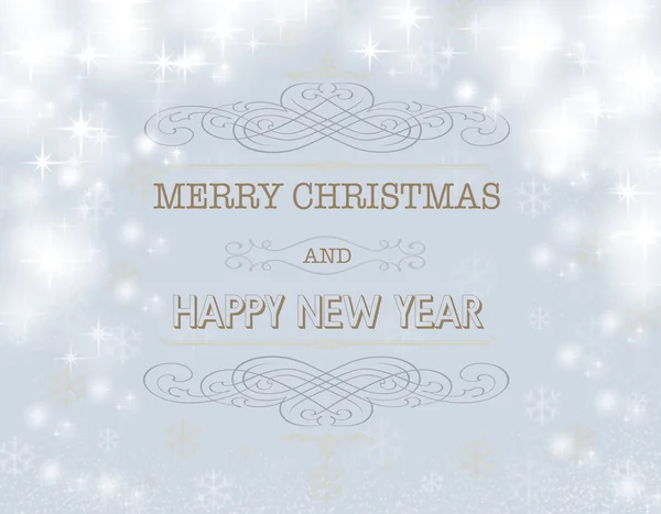 Merry christmas and happy new year — Stock Photo, Image
