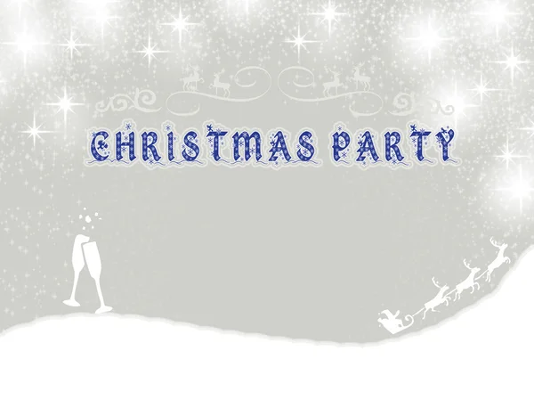 Karácsonyi party newcard — Stock Fotó