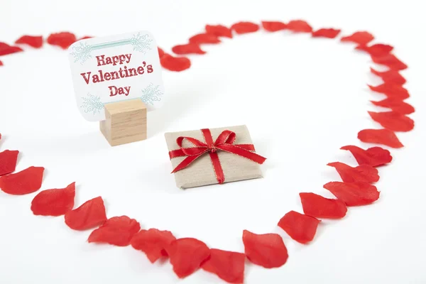 Valentinstag Herzensgeschenk — Stockfoto