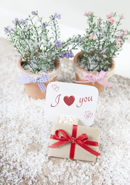 I love you gift — Stock Photo, Image