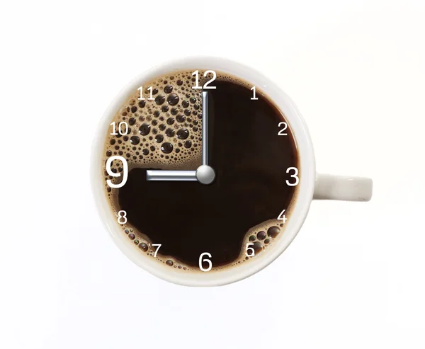 Orologio ora caffè Nove — Foto Stock