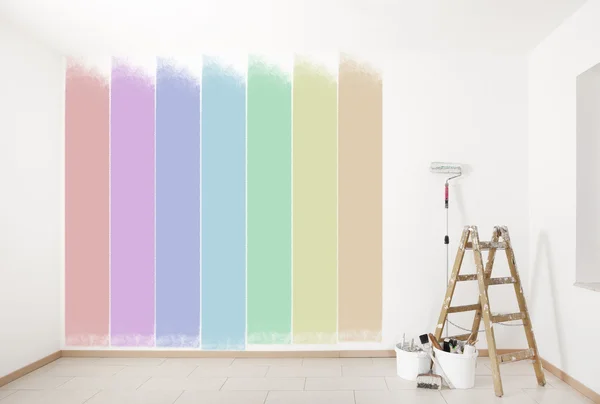 Malerei bunte Wand — Stockfoto