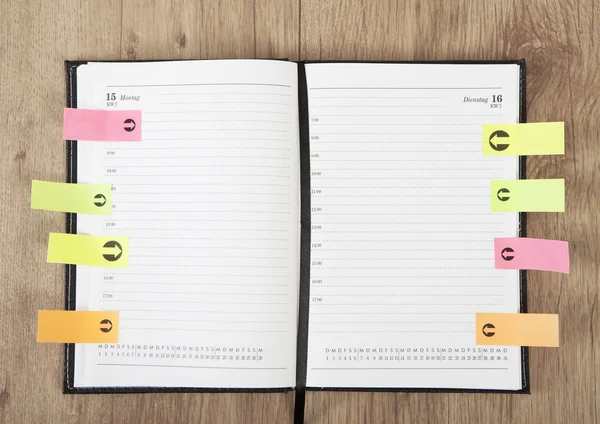 Kalender Post-it — Stockfoto