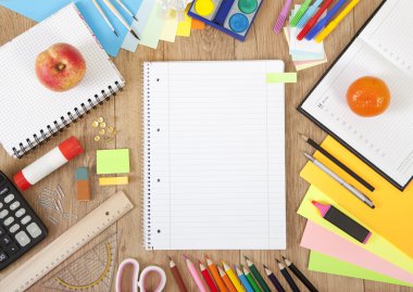 Aksesuarlar kağıt çizim