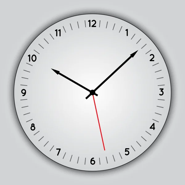 Векторний абстрактний простий годинник — стоковий вектор