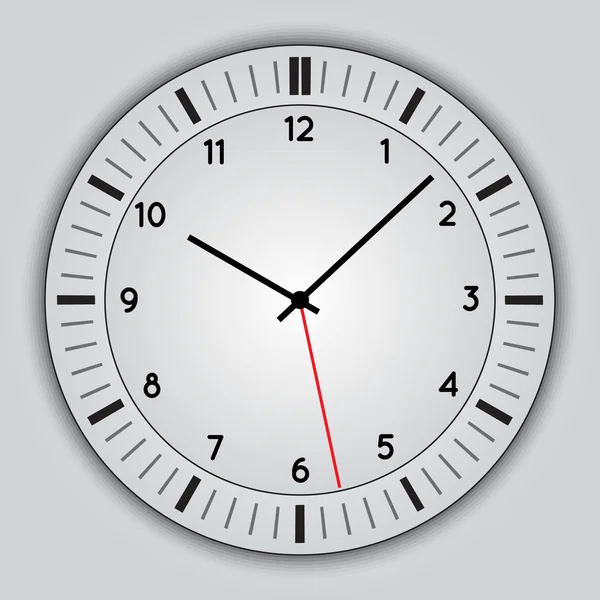 Vector abstracto reloj redondo simple — Vector de stock