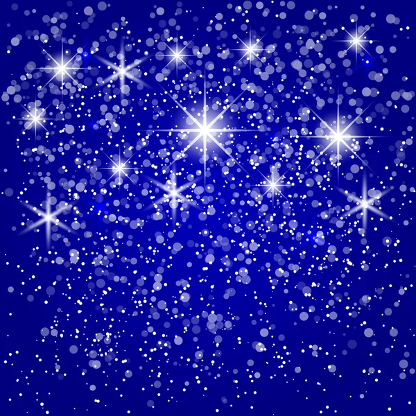 抽象的な青い冬のベクトルの背景 — ストックベクタ