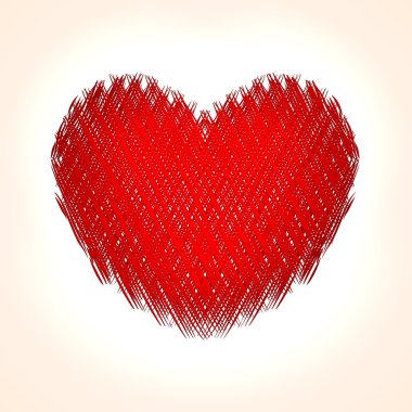 Saint Valentine için vektör soyut kalp arka plan