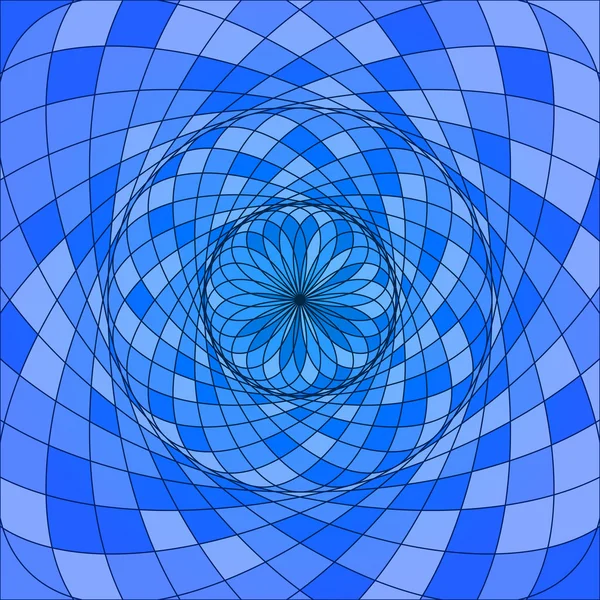 Pozadí geometrická abstraktní modré vektor — Stockový vektor