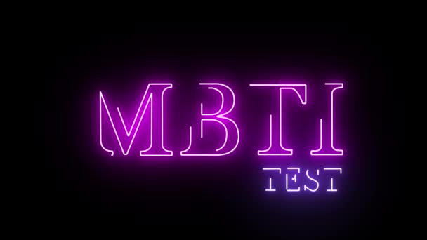 Тест Mbti Индикатор Майерса Бриггса Система Психологического Тестирования Тест Типа — стоковое видео
