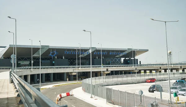 Салоники Греция Мая 2021 Новый Терминал Аэропорта Салоники Makedonia — стоковое фото