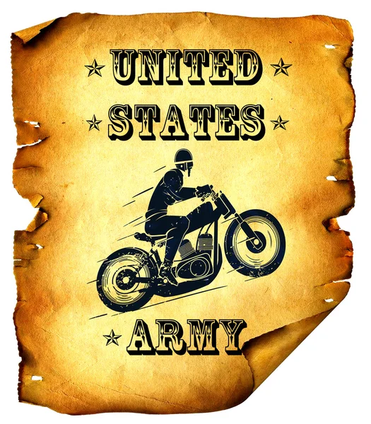 Moto army — Stock Photo, Image