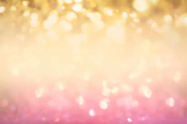 Χρυσό Ροζ Glitter Vintage Φώτα Φόντο Defocused Για Φεστιβάλ Και — Φωτογραφία Αρχείου