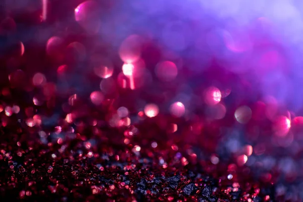 Purple Glitter Vintage Lichten Achtergrond Gedecentraliseerd Voor Festivals Feesten — Stockfoto