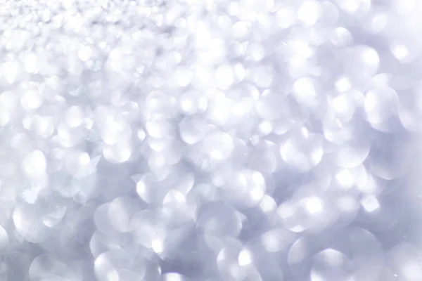 Witte Zilveren Glitter Vintage Lichten Achtergrond Gedecentraliseerd Voor Festivals Feesten — Stockfoto