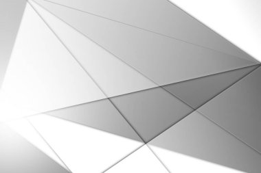 Açık gümüş arkaplan desenli soyut beyaz ve gri modern tasarım. 