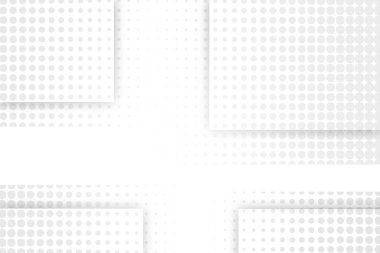 İmaj işi tasarımı ve teknolojisi için yarım ton beyaz ve gri soyut arkaplan kullanımı