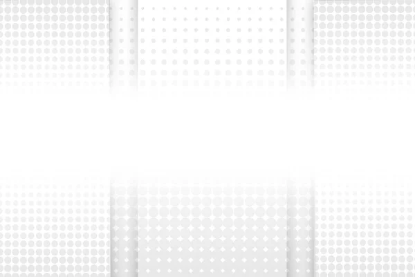 Half One Wave Белый Серый Фон Иллюстрации Бизнес Дизайна Технологий — стоковое фото