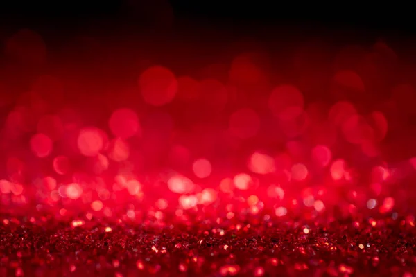 Vermelho Abstrato Luz Fundo Desfocado Imagem Bokeh Desfocado Para Festivais — Fotografia de Stock