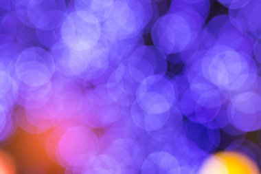 gece ışık bokeh ışık süslemeleri Noel ve yeni yıl 