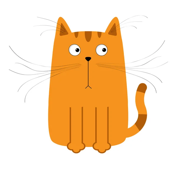 Cute cartoon cat — Stock Vector