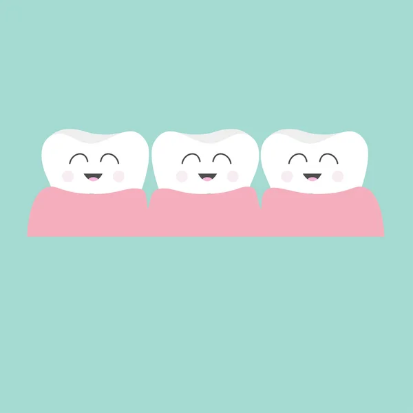 Zub guma ikona — Stockový vektor