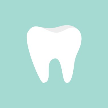 Tooth icon. Oral dental hygiene. clipart