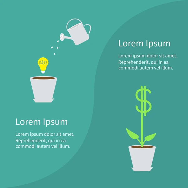 Zakelijke infografische template. — Stockvector