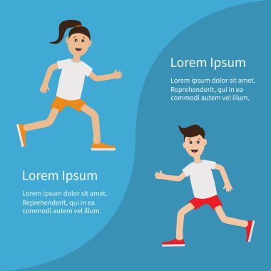 Ccartoon çalışan insanlar 