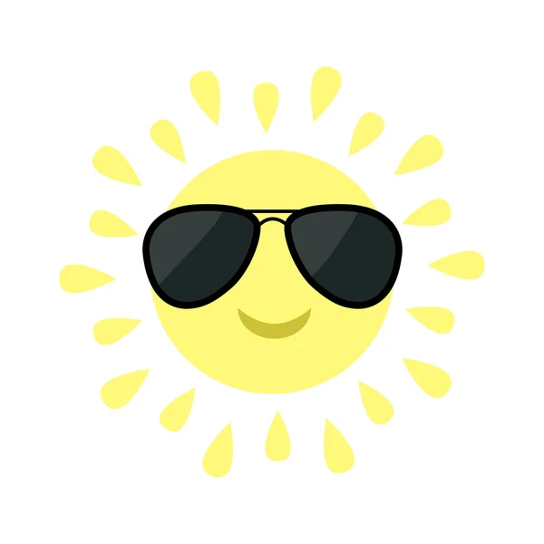 Sun shining icon. — Stock Vector