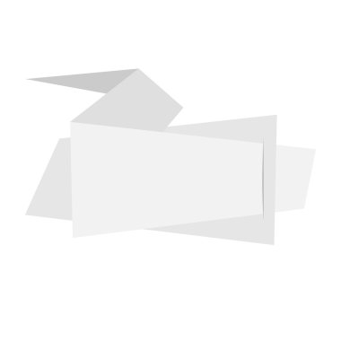 Origami paper banner