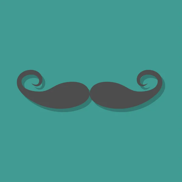 Hipster mustache icon — Stock Vector