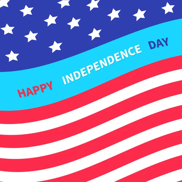 Joyeuse fête de l'indépendance USA — Image vectorielle