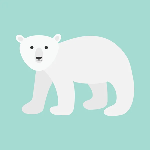 Ourson polaire arctique . — Image vectorielle