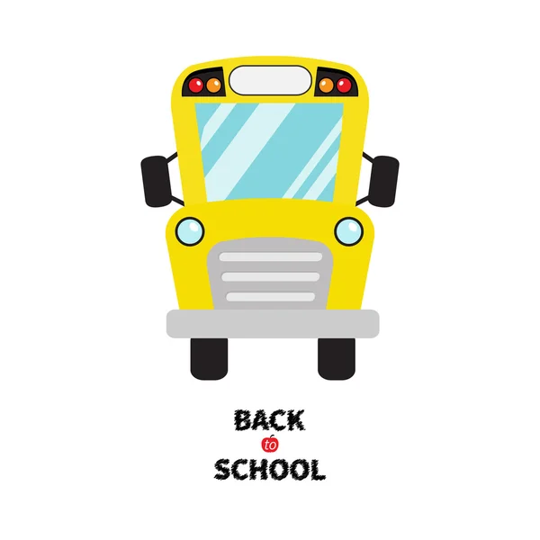 Κίτρινο σχολικό λεωφορείο — Διανυσματικό Αρχείο