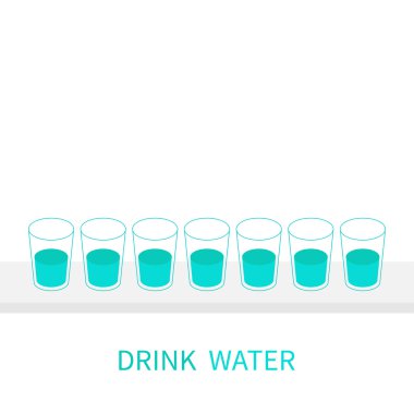 Sekiz bardak su içmek 