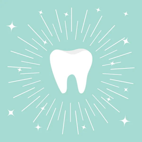 Ícone de dente saudável —  Vetores de Stock