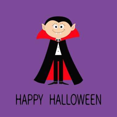 Sevimli çizgi film vampir karakteri 