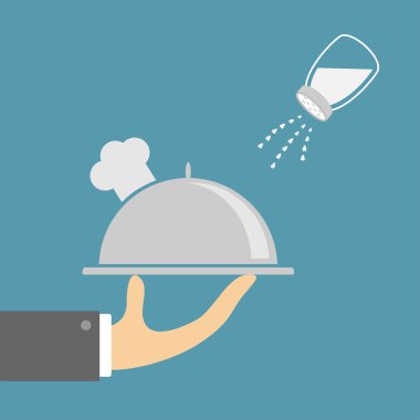 El ile gümüş tabak 